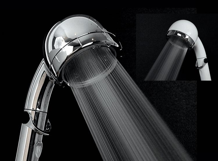 amane eco Stop-Lever Shower Head ✅ extra Water Saving | White - Image 6