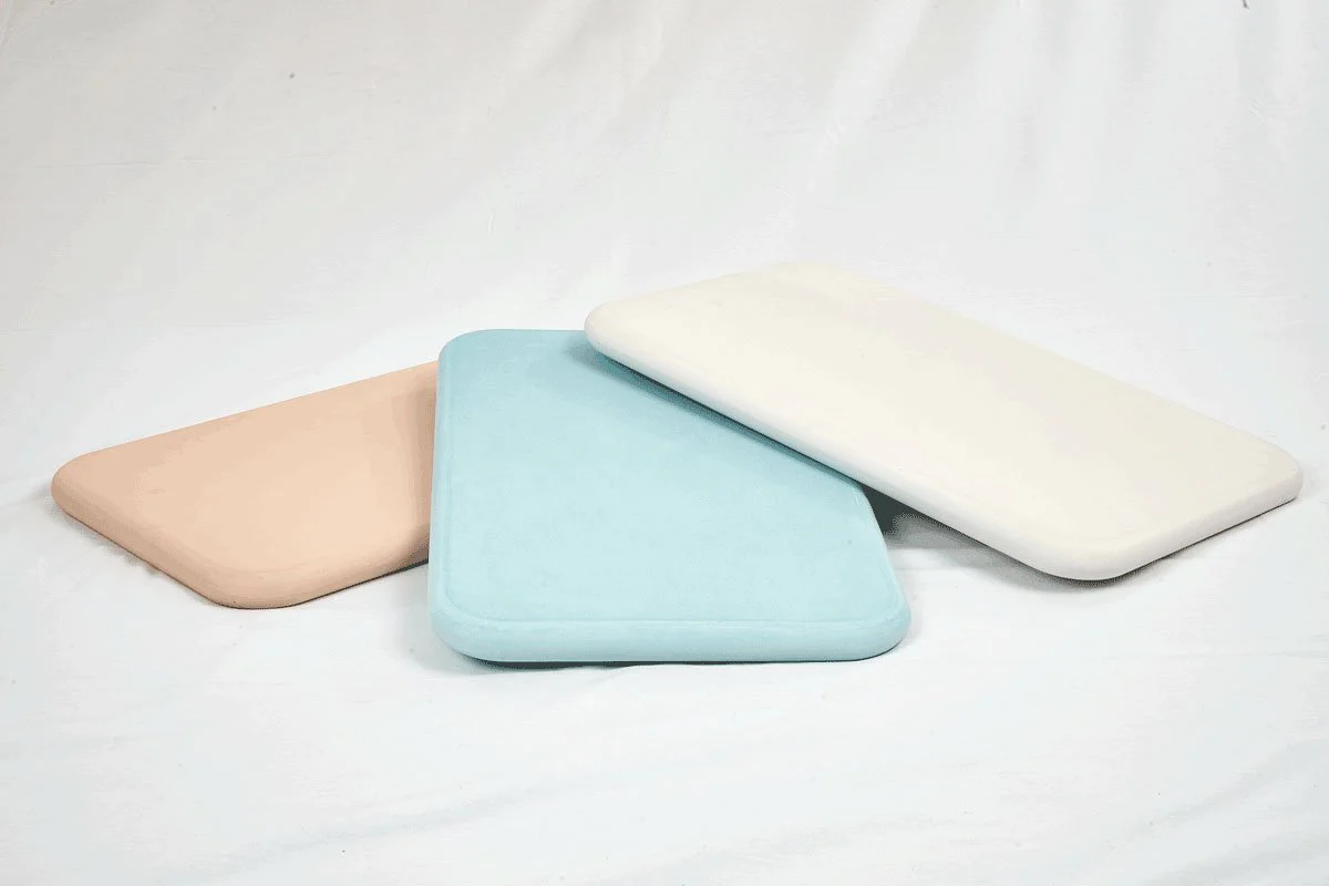 Konoha "Gifts of Nature" eco-friendly Clay Bath Mats | PINK - Image 3