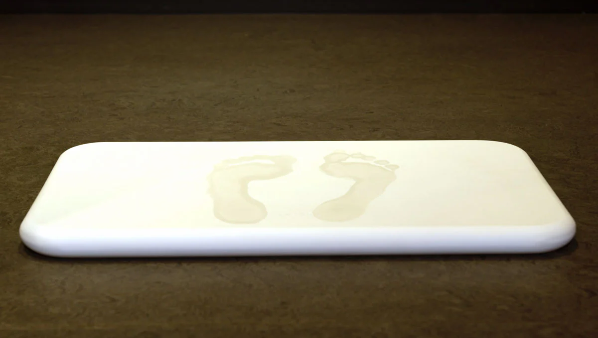 Konoha "Gifts of Nature" eco-friendly Clay Bath Mats | WHITE - Image 7
