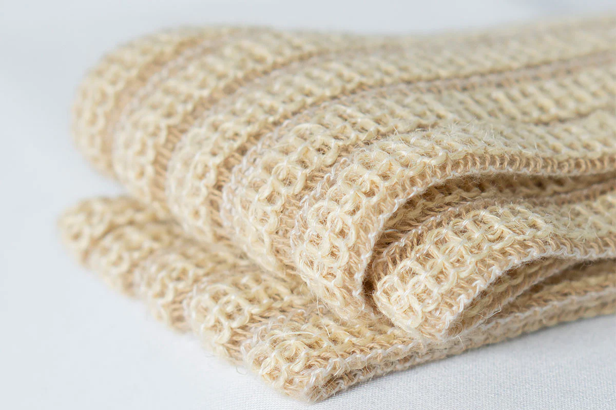 Konoha  "Gifts of Nature" eco Body Cloth - KENAF Hardness: ◻️◻️◻️◻️◼️     Foaming: ◼️◻️◻️ - Image 3